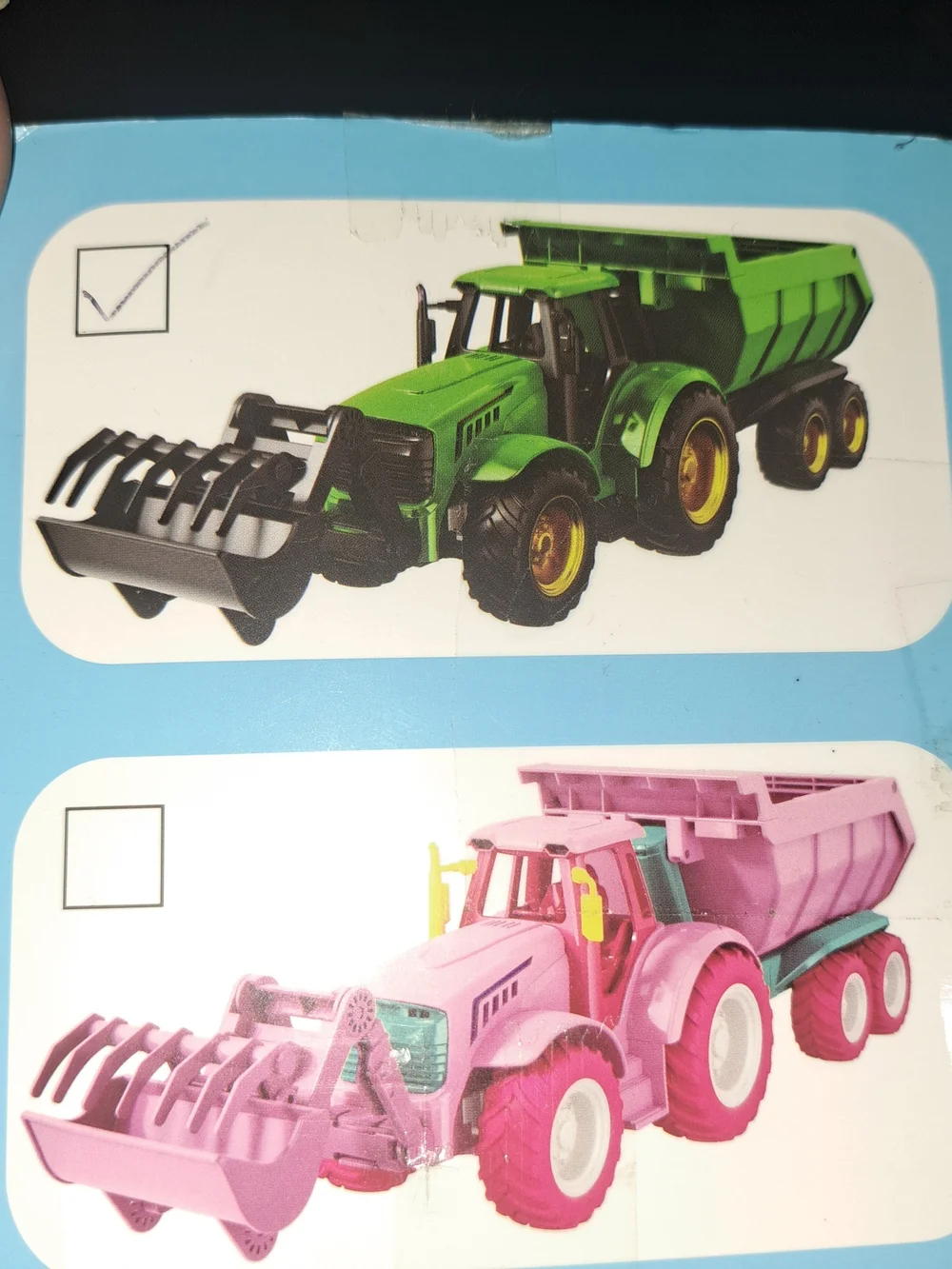 RC Farm Tractor Toy - Green
